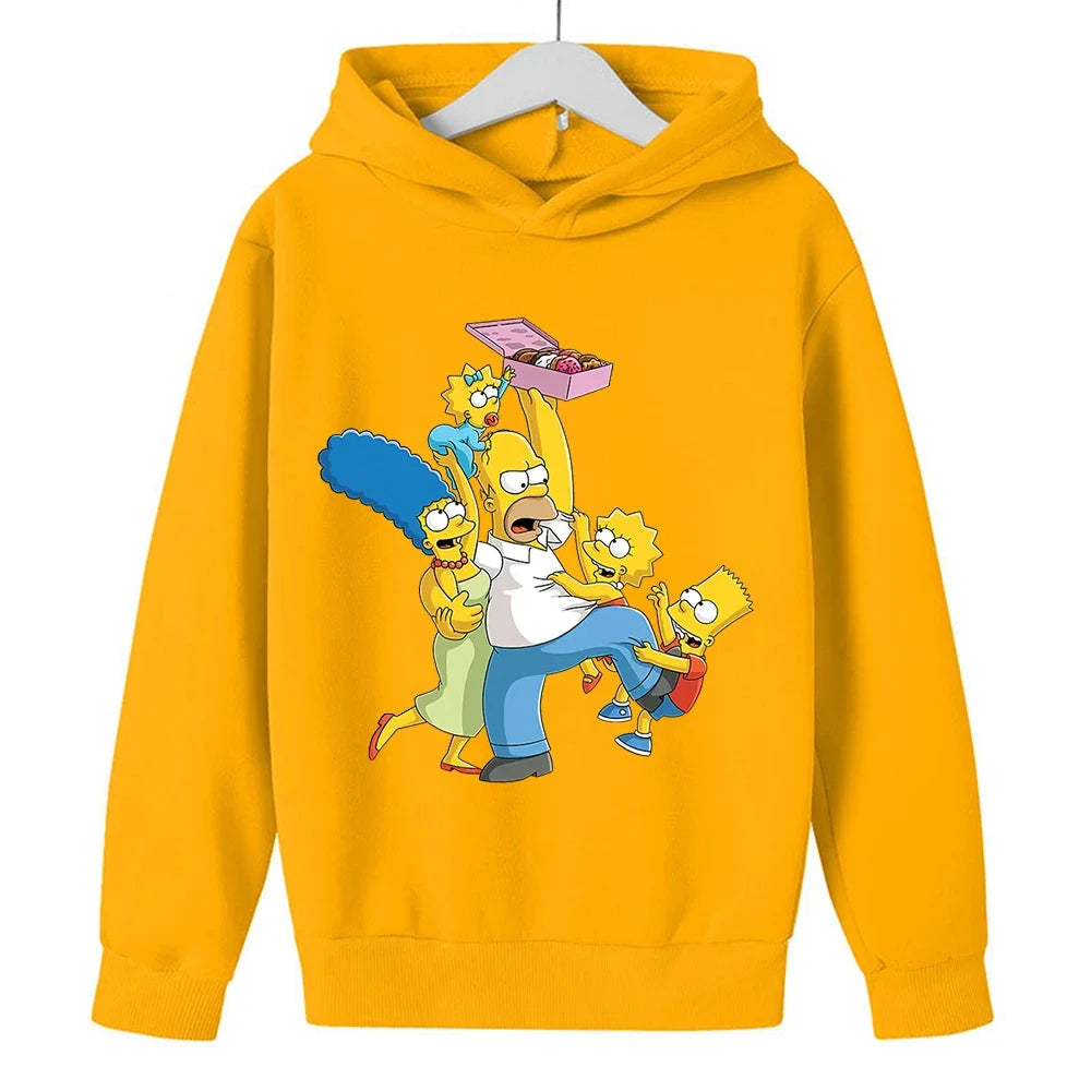 Sweat à Capuche Simpsons Enfant - Famille Simpsons