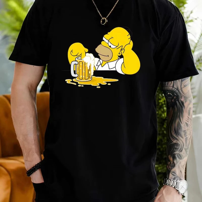 T-Shirt Simpsons - Homer Bière Duff