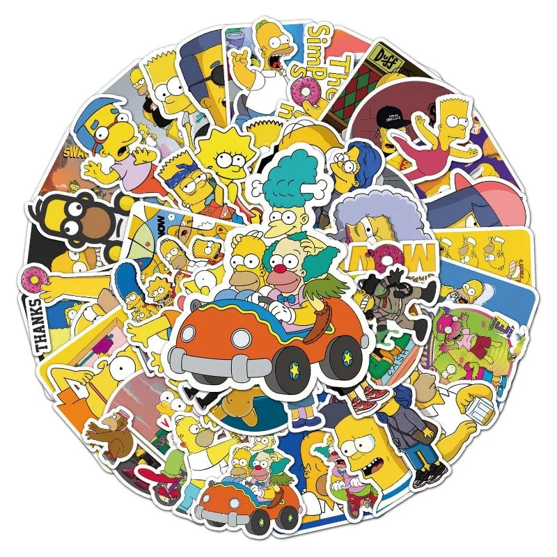 Stickers Simpsons - Lot de 54