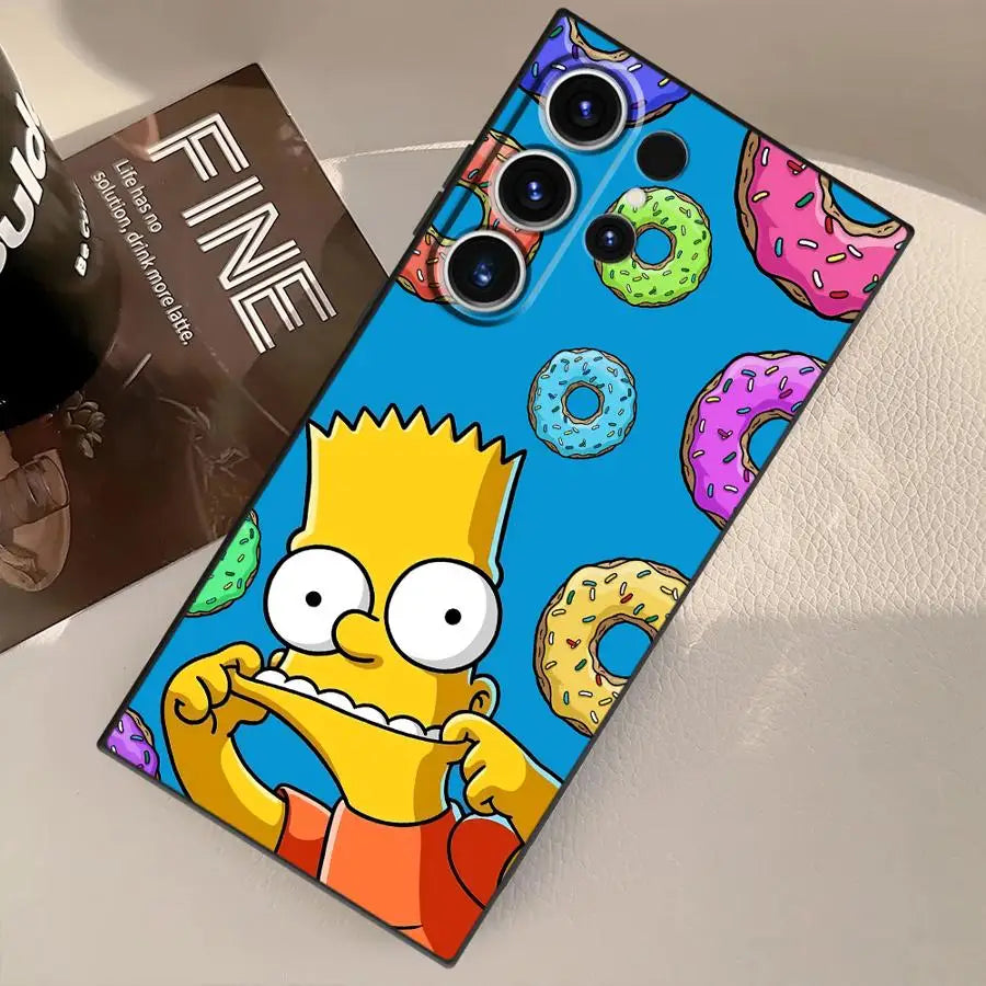 Coque Samsung Simpsons - Bart Donut