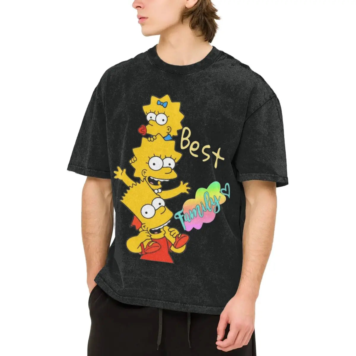 T-Shirt Simpsons - Bart Lisa et Maggie