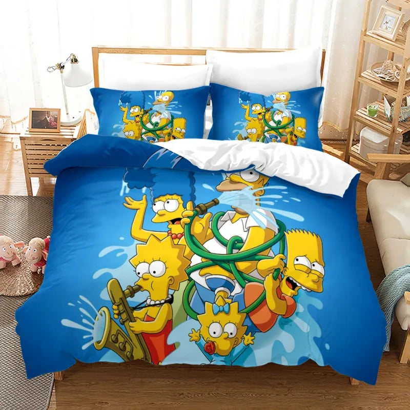 Housse de Couette Simpsons - Tuyau d'Arrosage