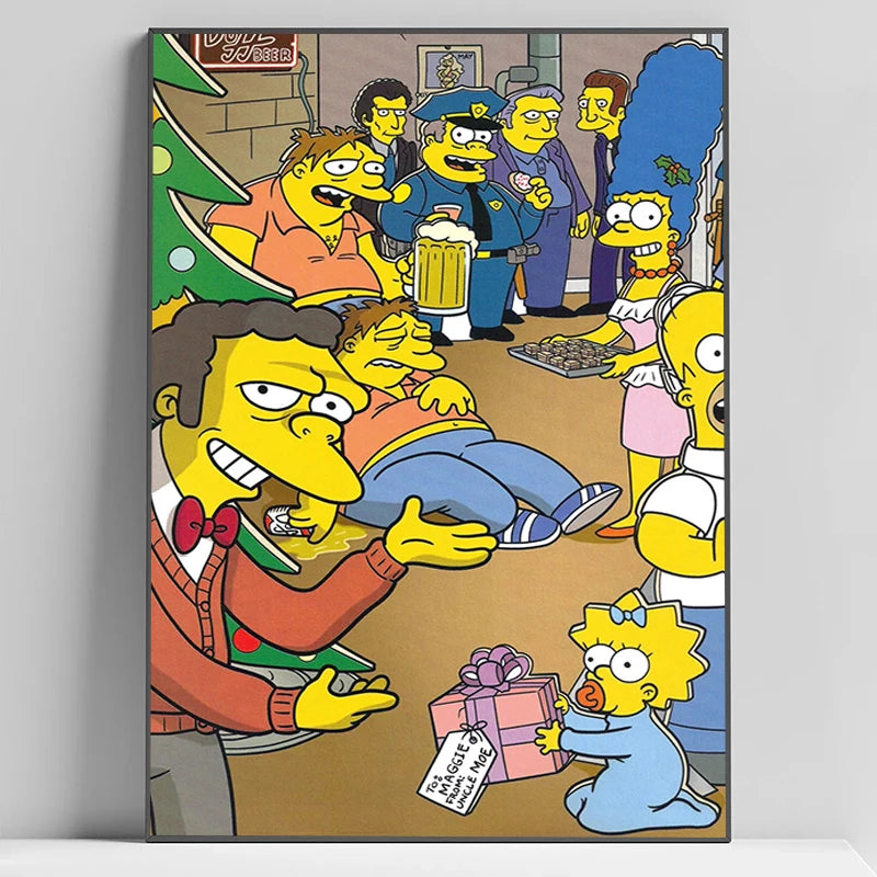 Poster Simpsons Noël
