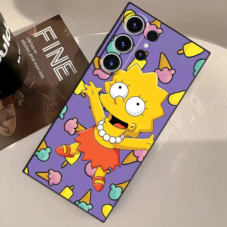 Coque Samsung Simpsons - Lisa Donut