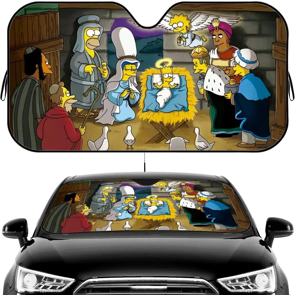 Pare-soleil Simpsons - Springfield