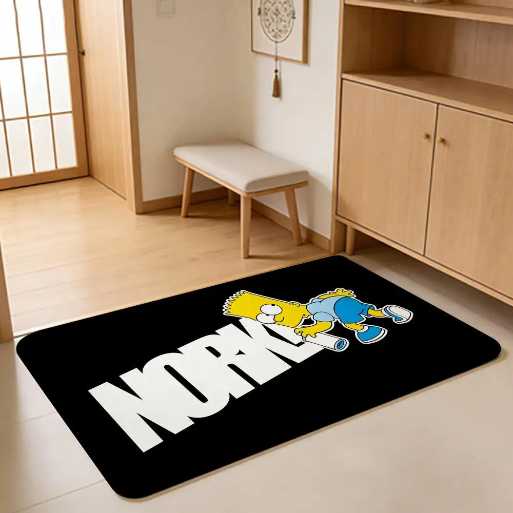 Tapis de Bain Simpsons - Famille au Complet