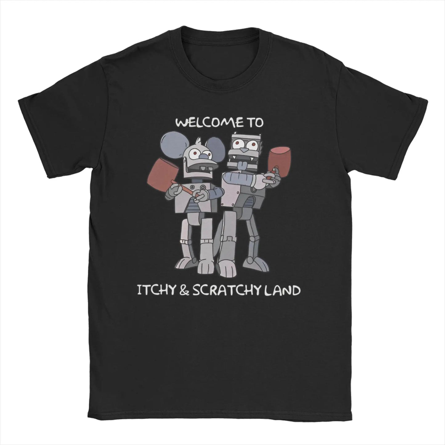 T-Shirt Simpsons - Itchy & Scratchy Land