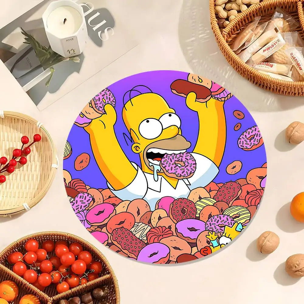 Sous-Verre Simpsons - Homer Donut