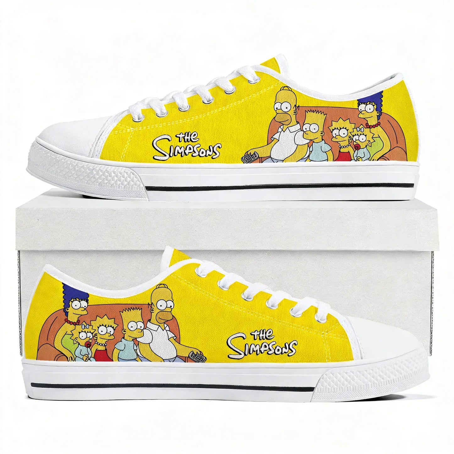 Baskets Simpsons - Famille Semelle Blanche
