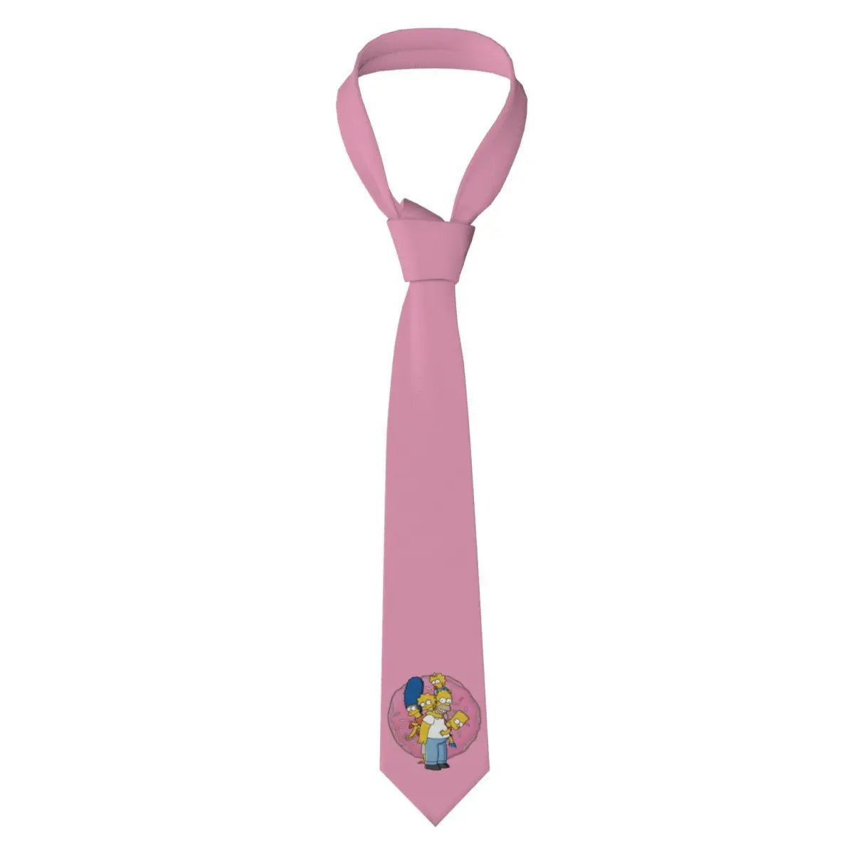 Cravate Simpsons - Rose