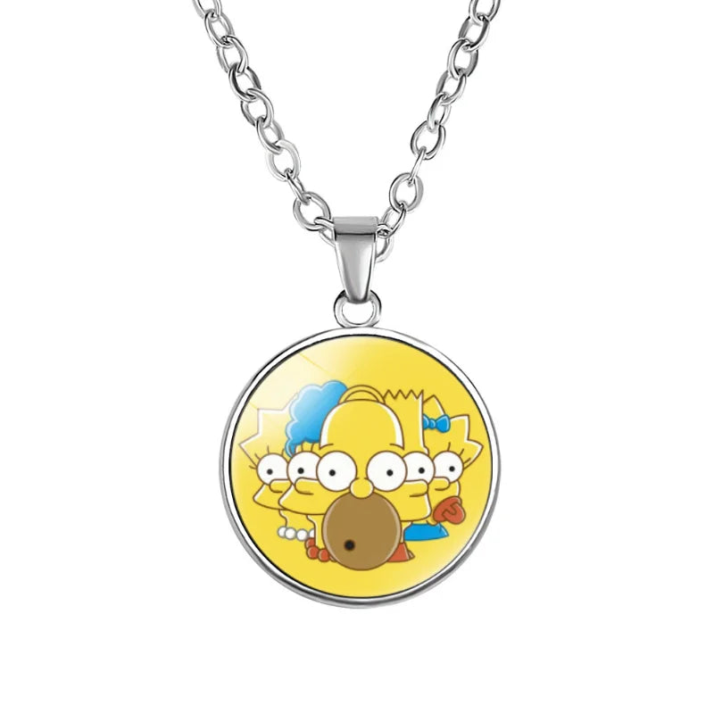 Collier Visage des Simpson