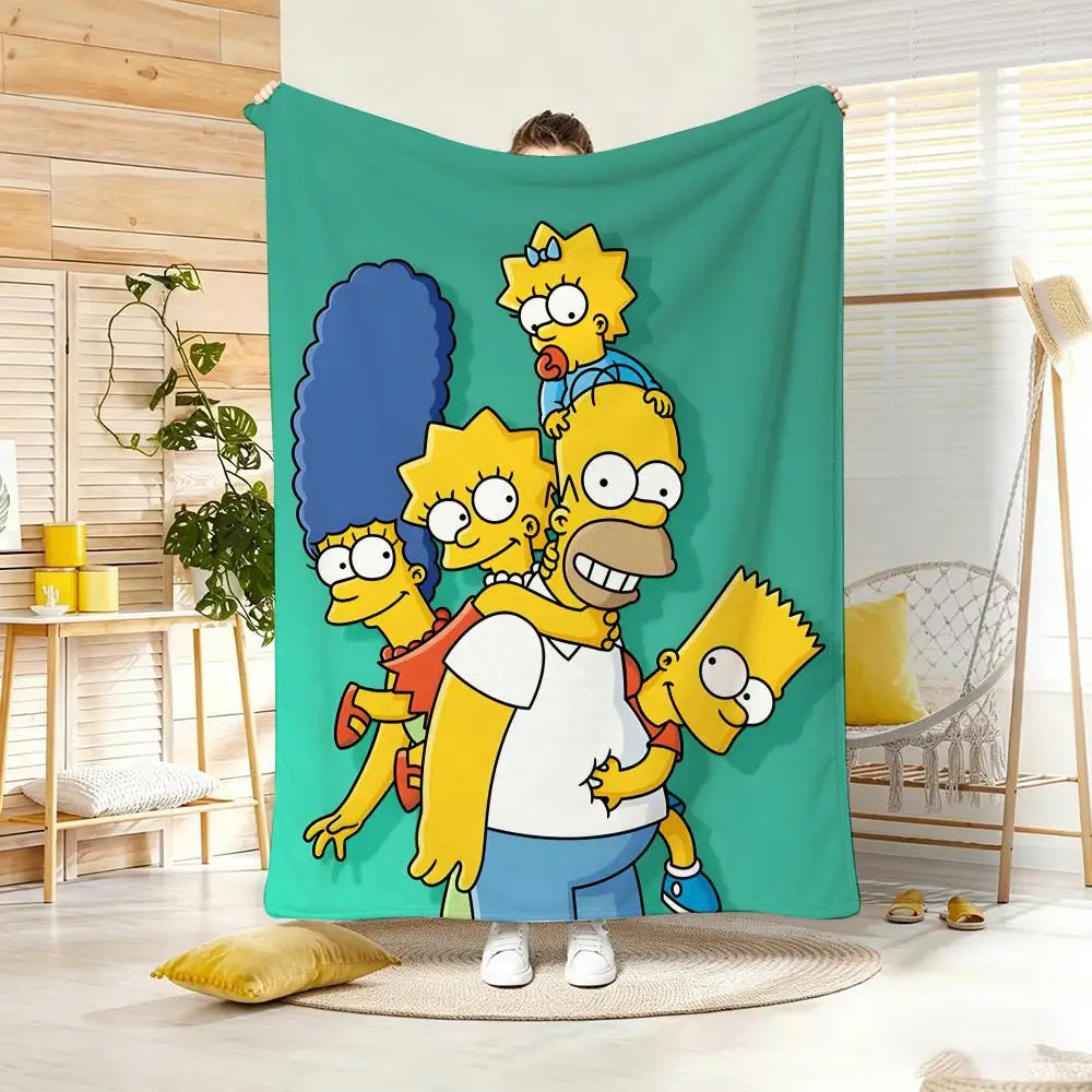 Plaid Simpsons - Câlin de Famille