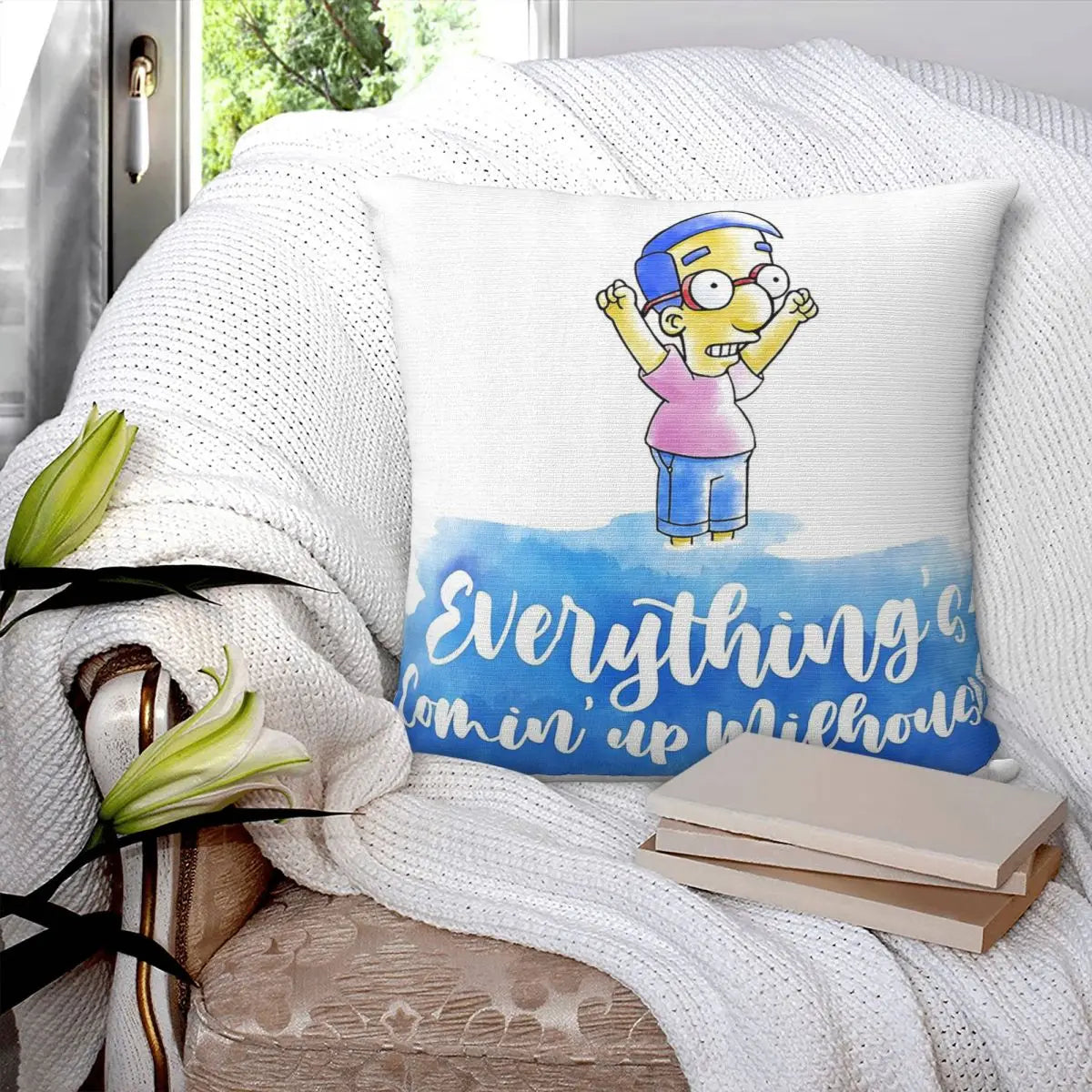 Coussin Simpsons - Milhouse « Everything's Coming Up Milhouse »