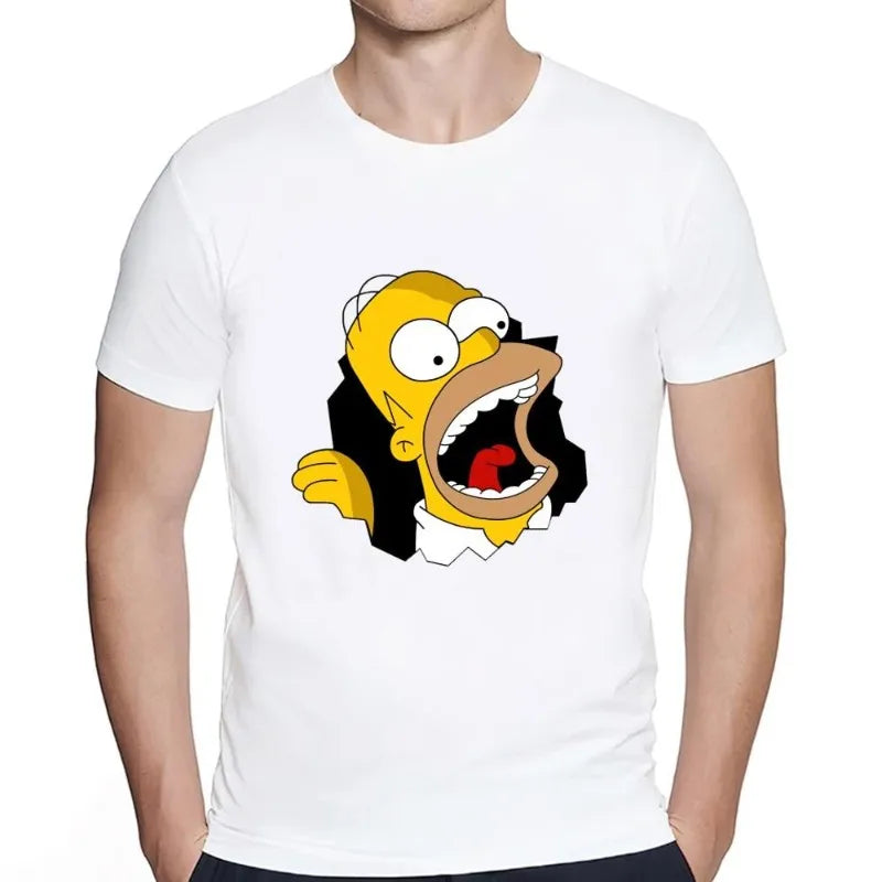 T-Shirt Simpsons - Homer Bouche Ouverte
