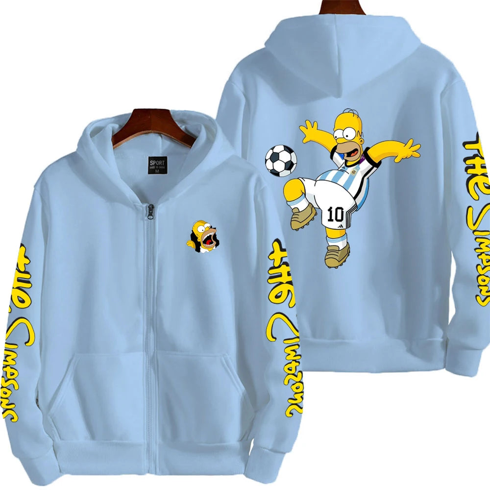 Veste Zippée Simpsons - Homer Footballeur