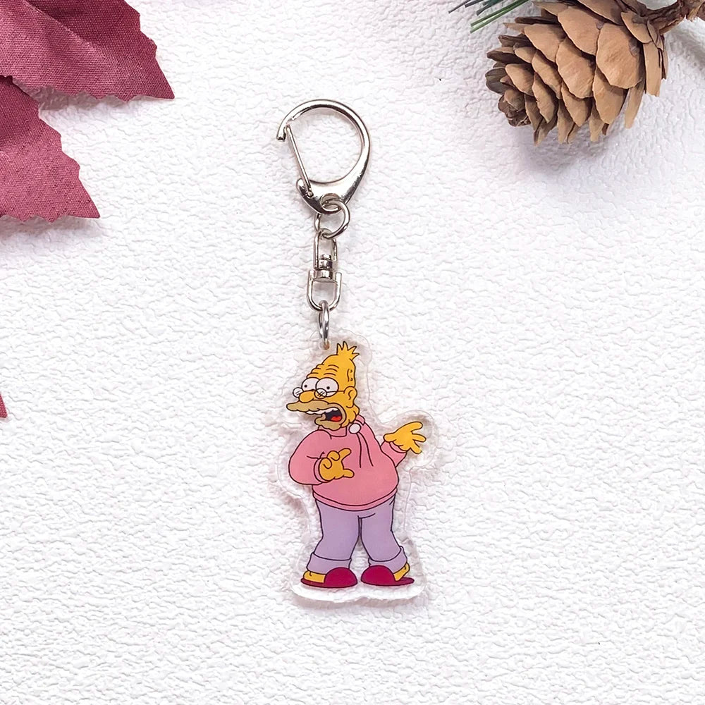 Porte-clés Grampa Simpson