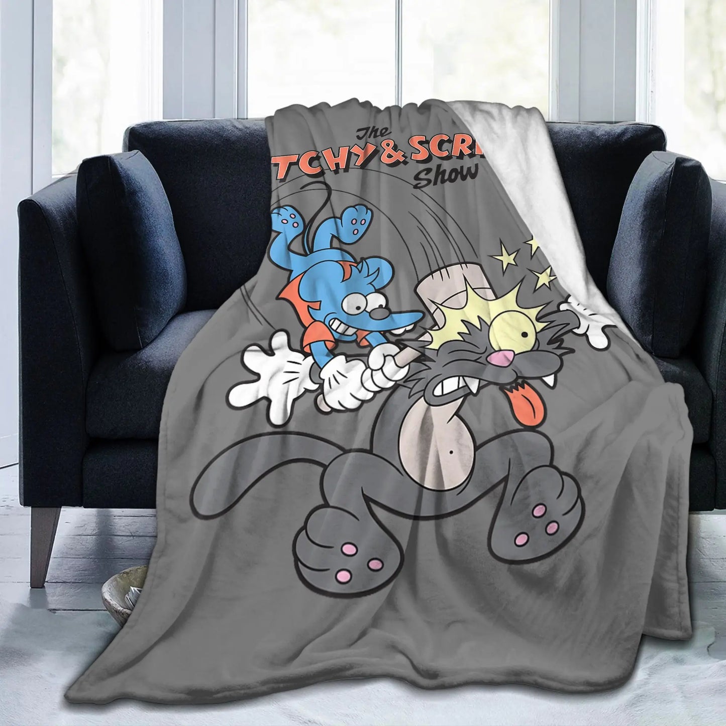 Plaid Simpsons - The Itchy & Scratchy Show
