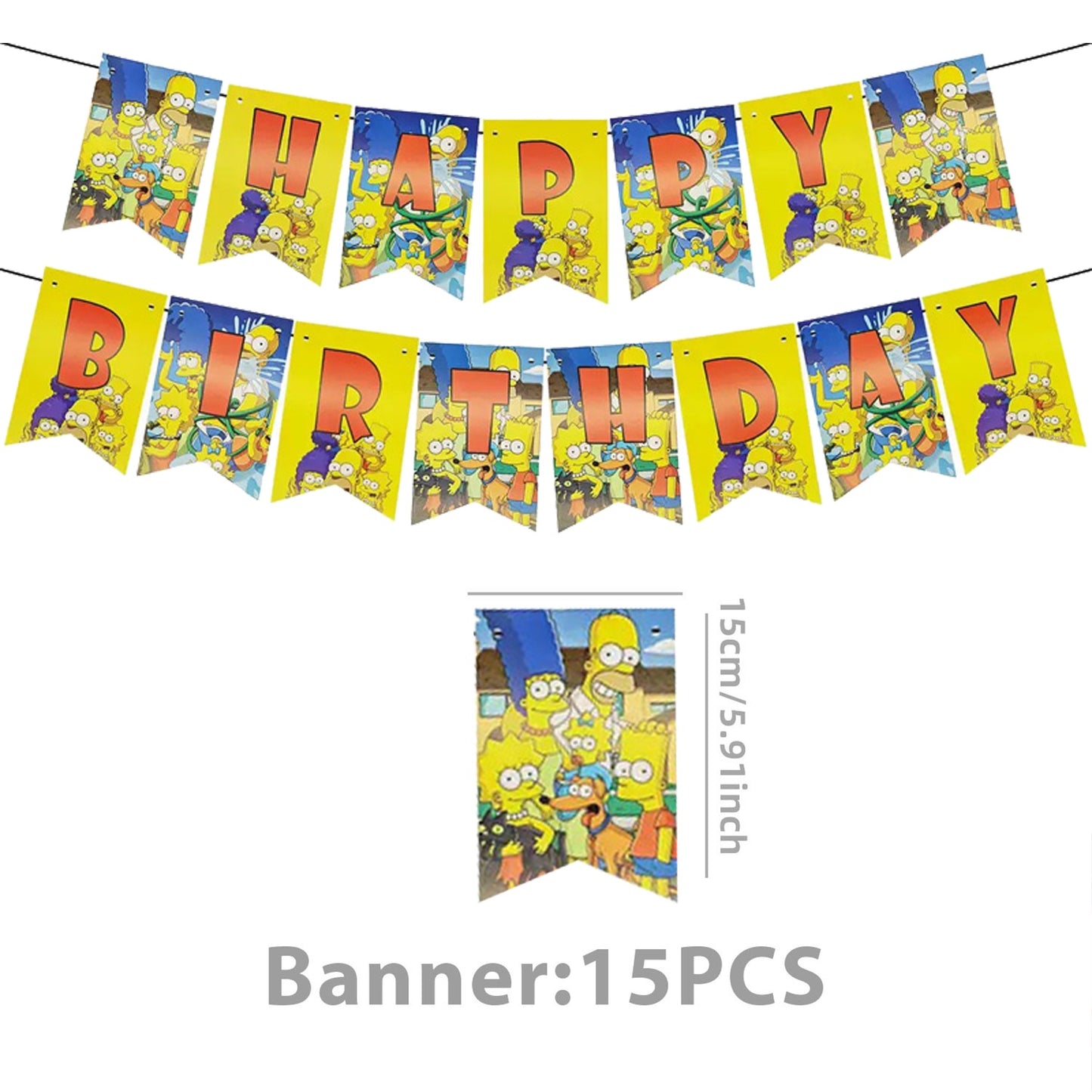 Bannière Anniversaire Simpsons