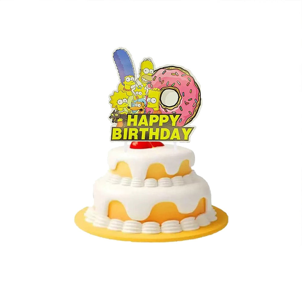 Décoration de Gâteau Simpsons