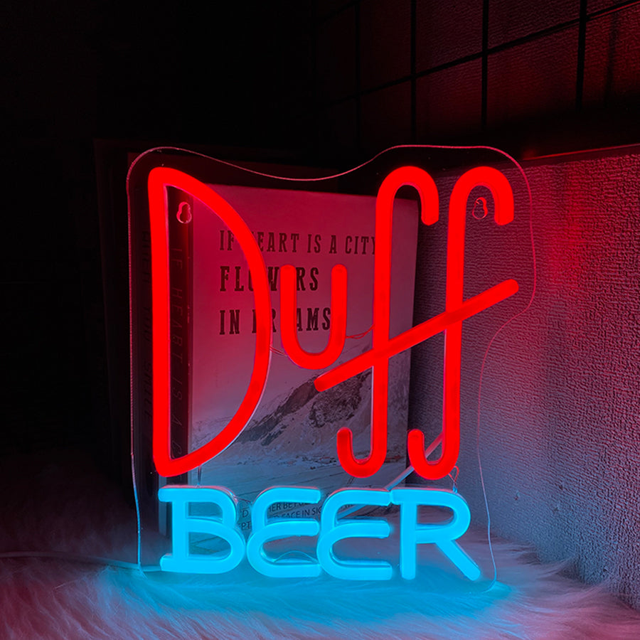 Enseigne Néon Simpsons - Duff Beer USB
