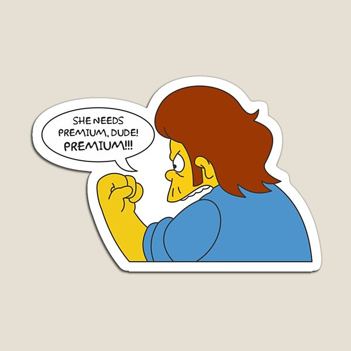 Magnet Simpsons - Snake « She Needs Premium, Dude »