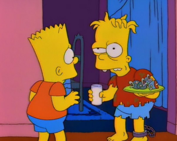 Hugo Simpson : le jumeau siamois caché de Bart
