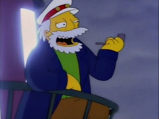 Le Capitaine McAllister : le loup de mer des Simpson