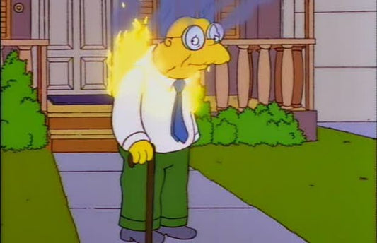 Hans Taupeman : le petit vieux malchanceux des Simpson