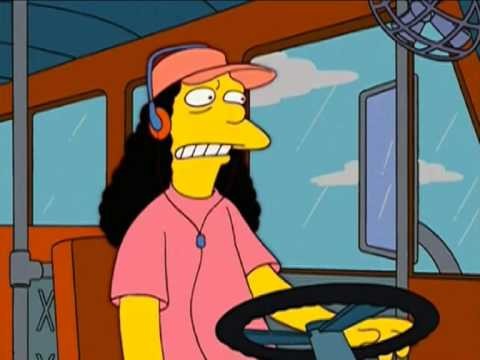 Otto Bus : le chauffeur de bus rock des Simpson