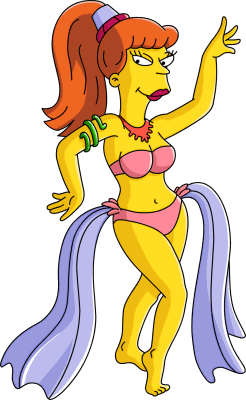 Princess Kashmir : la danseuse des Simpson