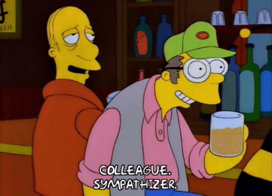 Sam et Larry : les piliers du bar de Moe