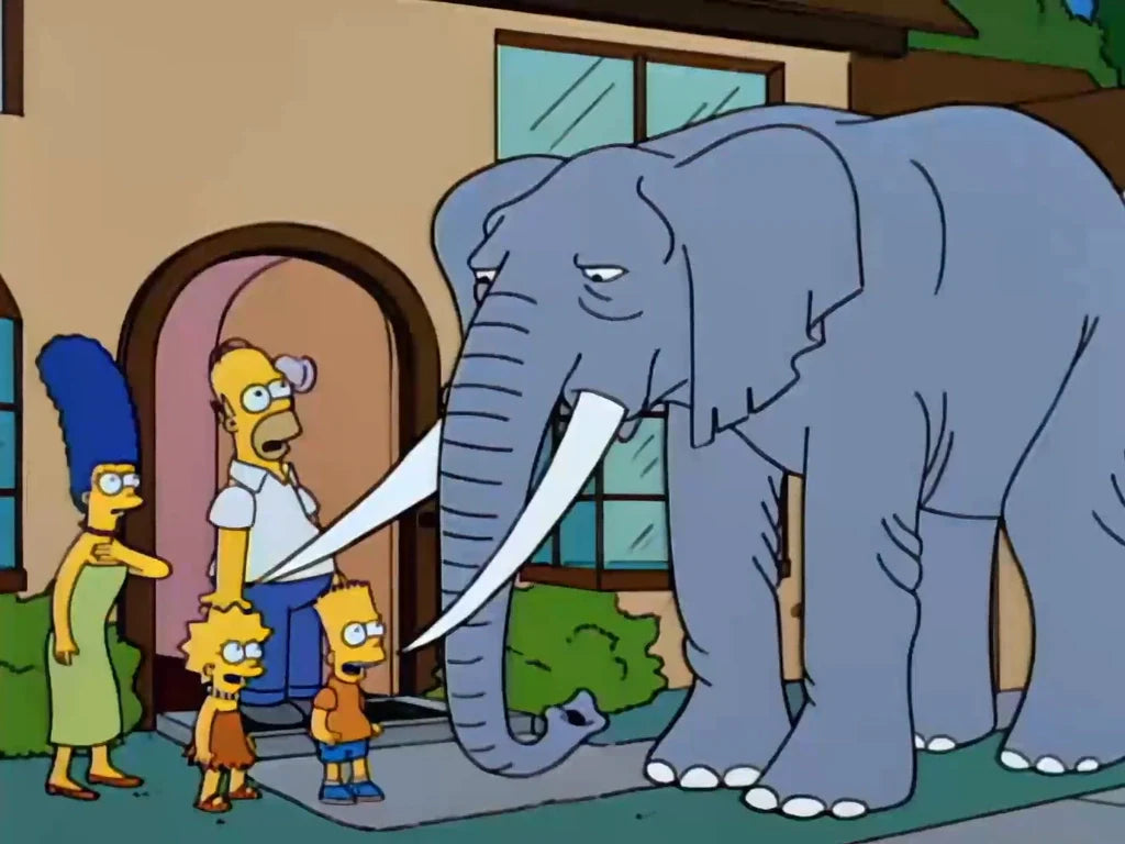 Stampy : l'éléphant de Bart Simpson