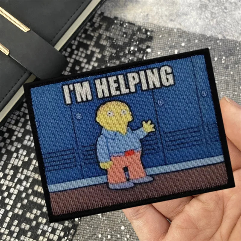 Écusson Simpsons - Ralph « I'm Helping »