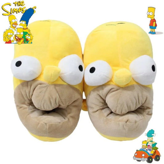 Chaussons Simpsons - Homer Peluche