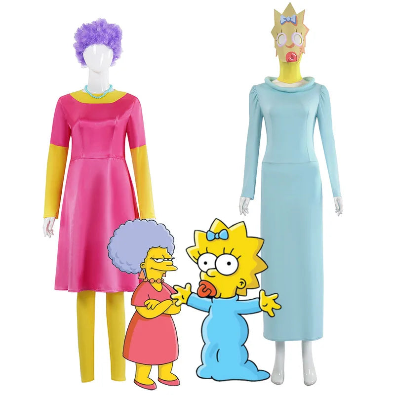Déguisement Simpsons - Robe des Sœurs Bouvier