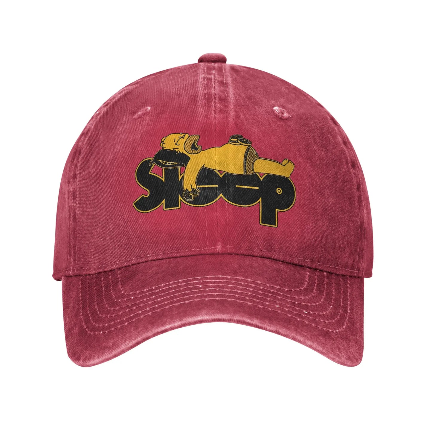 Casquette Simpsons - Homer Sleep Rouge