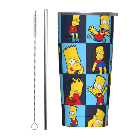 Gobelet Isotherme Simpsons - Bart Damier