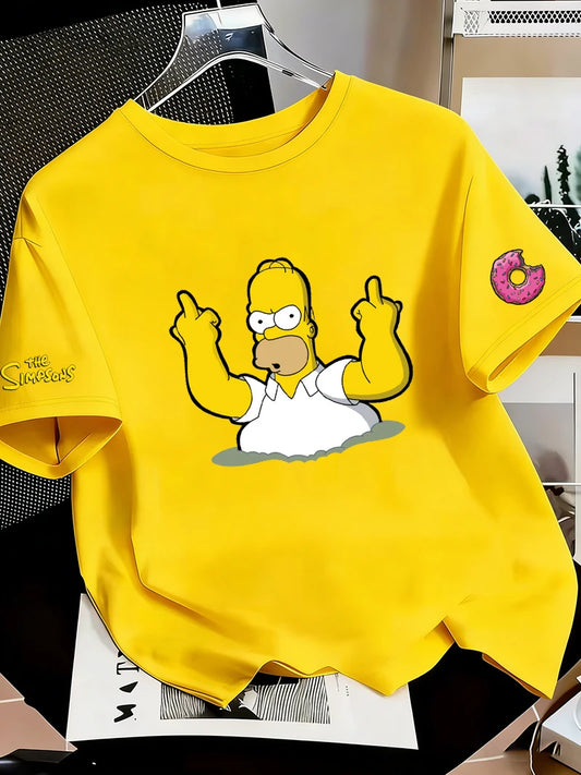T-Shirt Simpsons - Homer Doigt d'Honneur