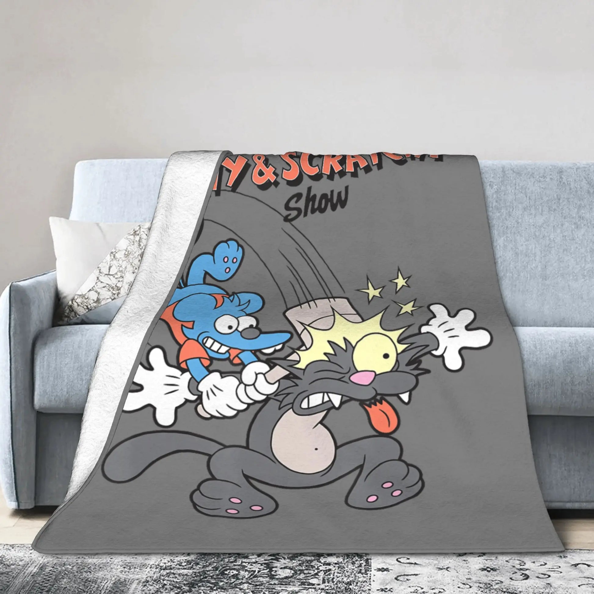Plaid Simpsons - The Itchy & Scratchy Show