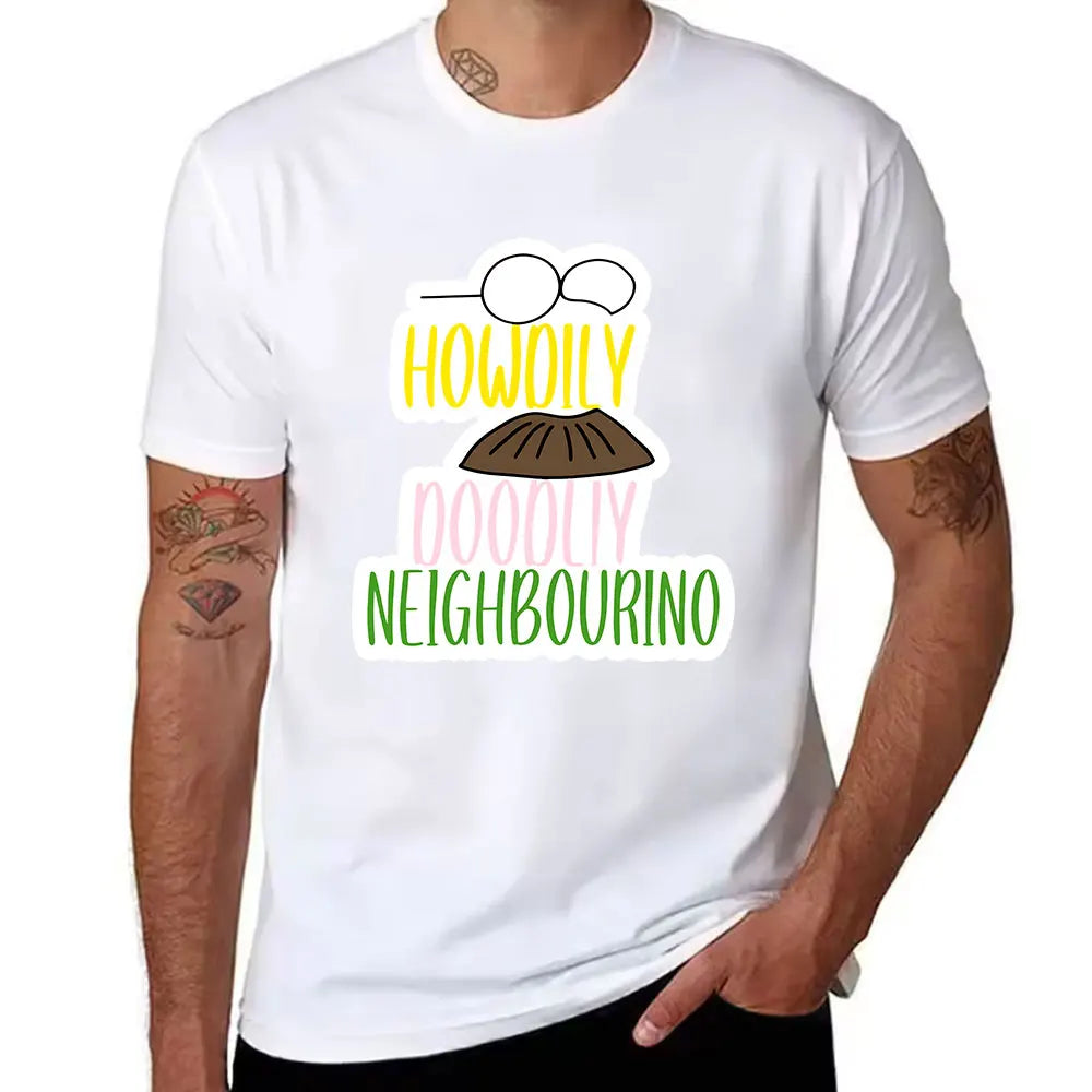 T-Shirt Simpsons - Ned Flanders « Howdily Doodily »