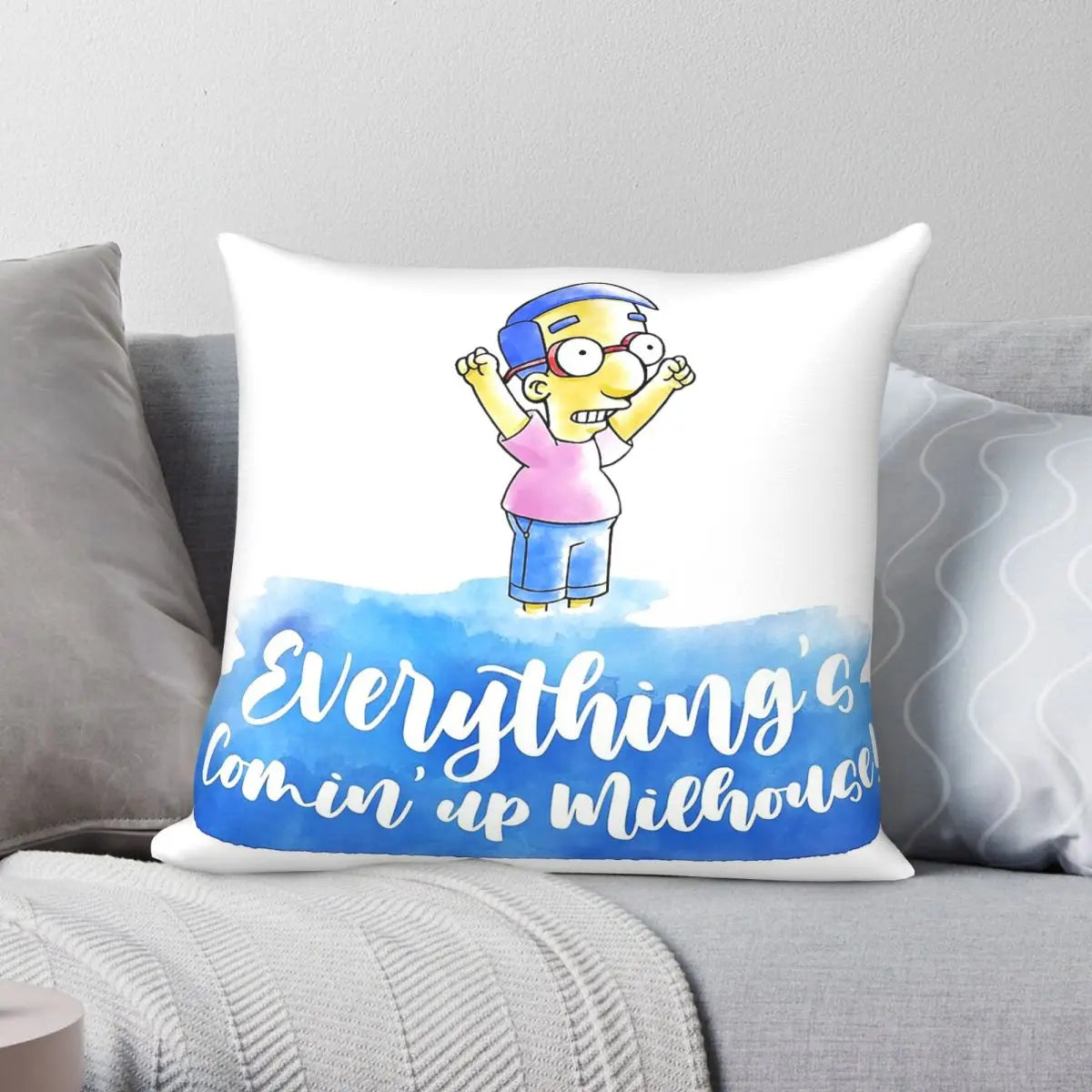 Coussin Simpsons - Milhouse « Everything's Coming Up Milhouse »