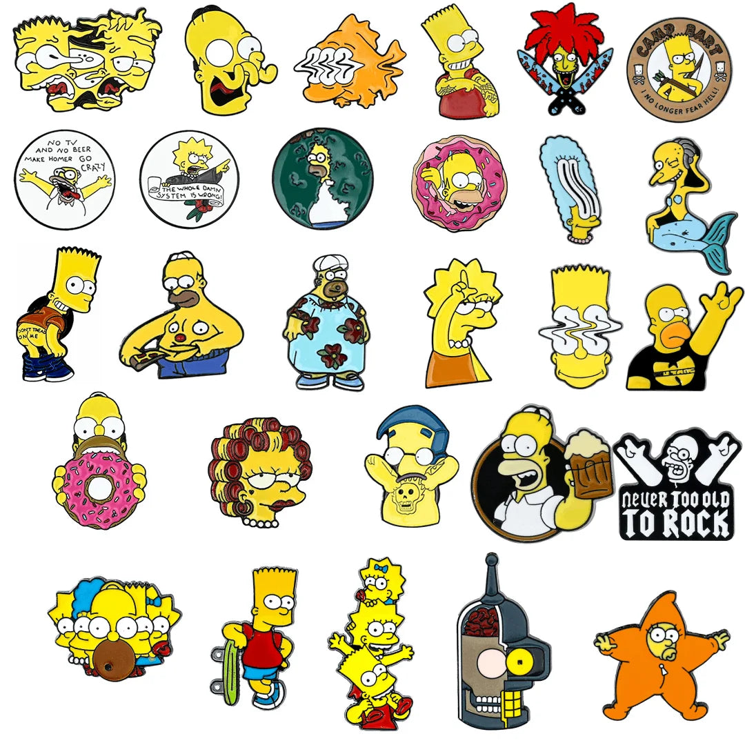 Pin's Émaillé Simpsons - Assortiment