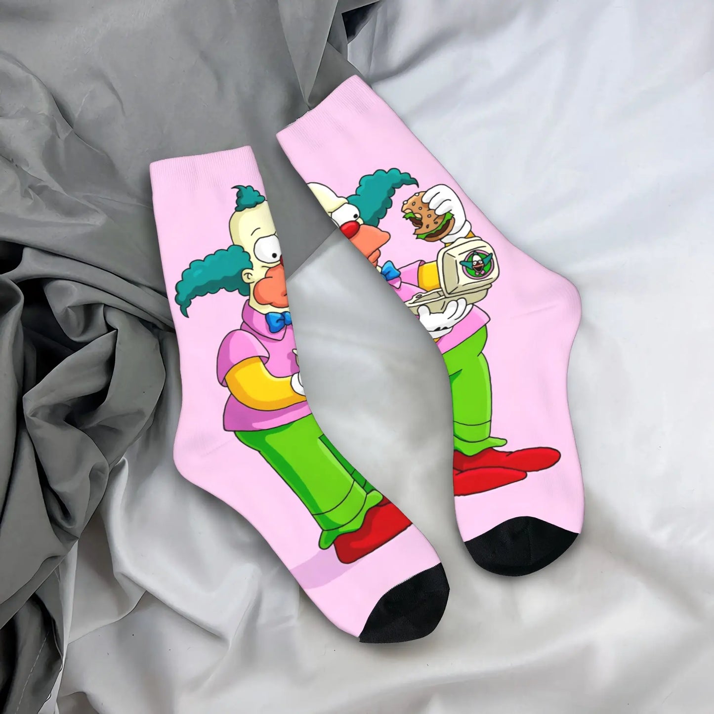 Chaussettes Simpsons - Krusty le Clown Rose