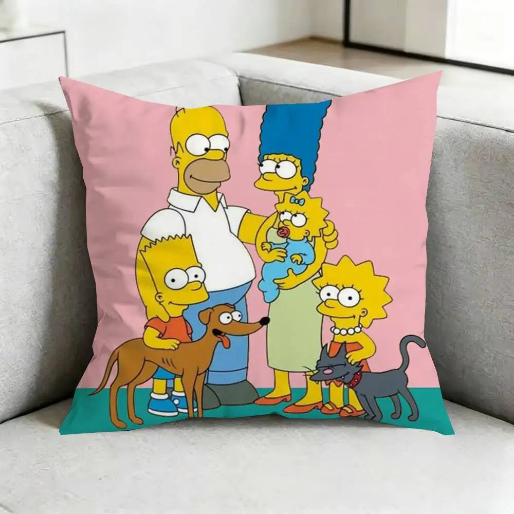 Coussin Simpsons - Famille au Complet