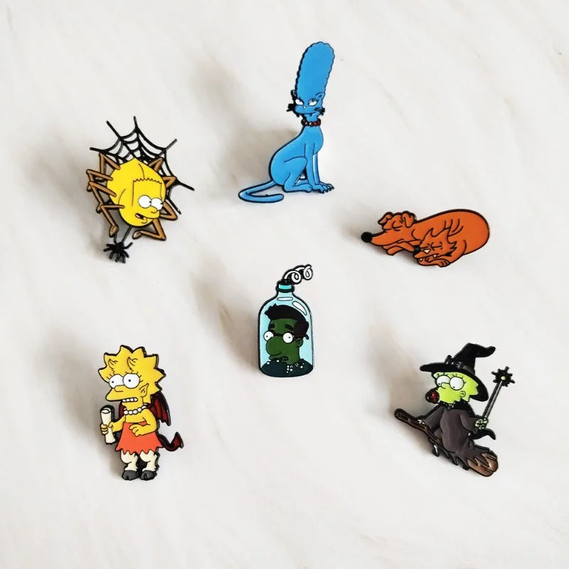 Lot de 6 Pin's Simpsons - Simpson Horror Show