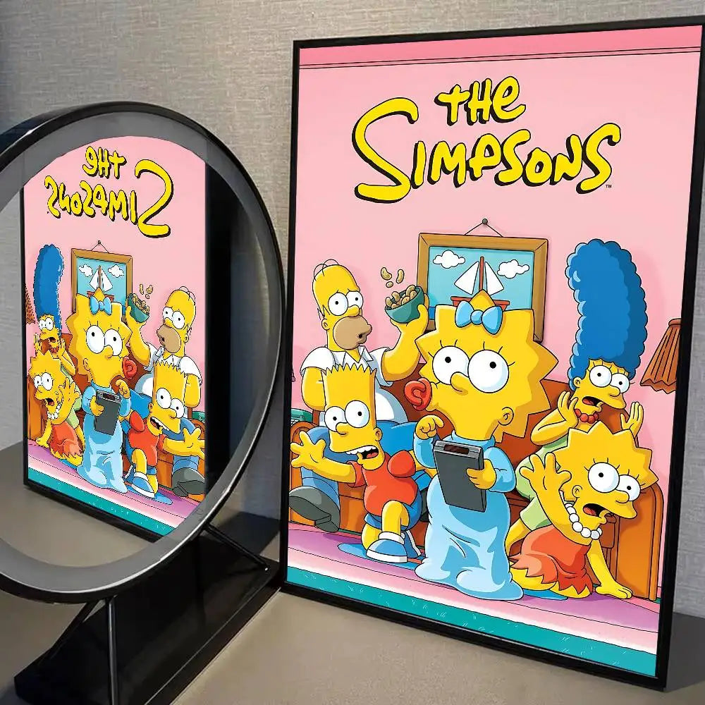 Poster Simpsons - Famille au Complet
