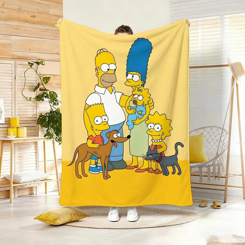 Plaid Simpsons - La Famille et ses Animaux