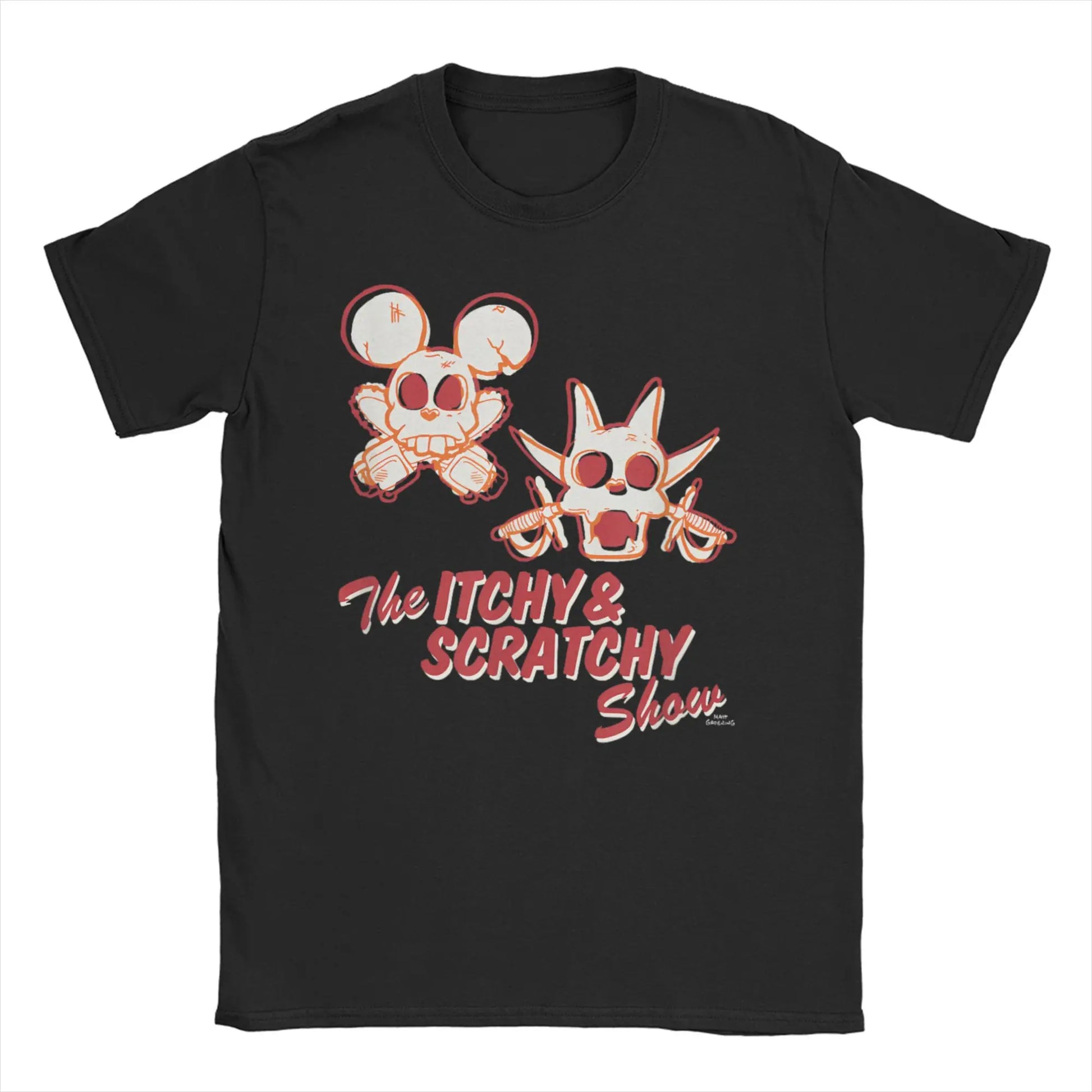 T-Shirt Simpsons - Itchy & Scratchy Tête de Mort