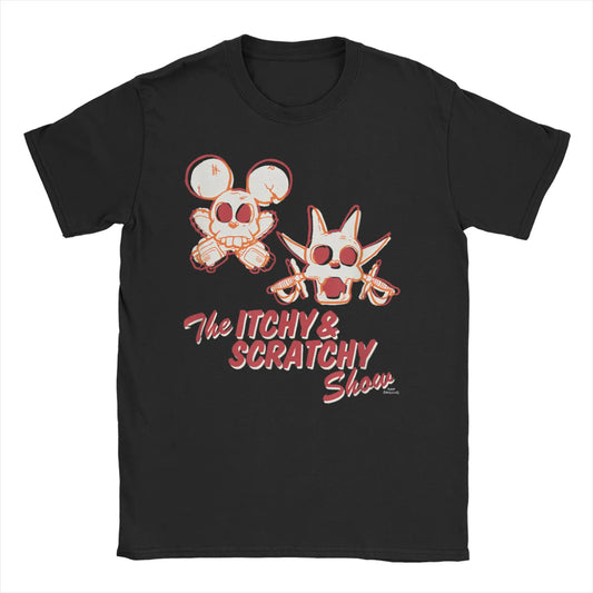 T-Shirt Simpsons - Itchy & Scratchy Tête de Mort