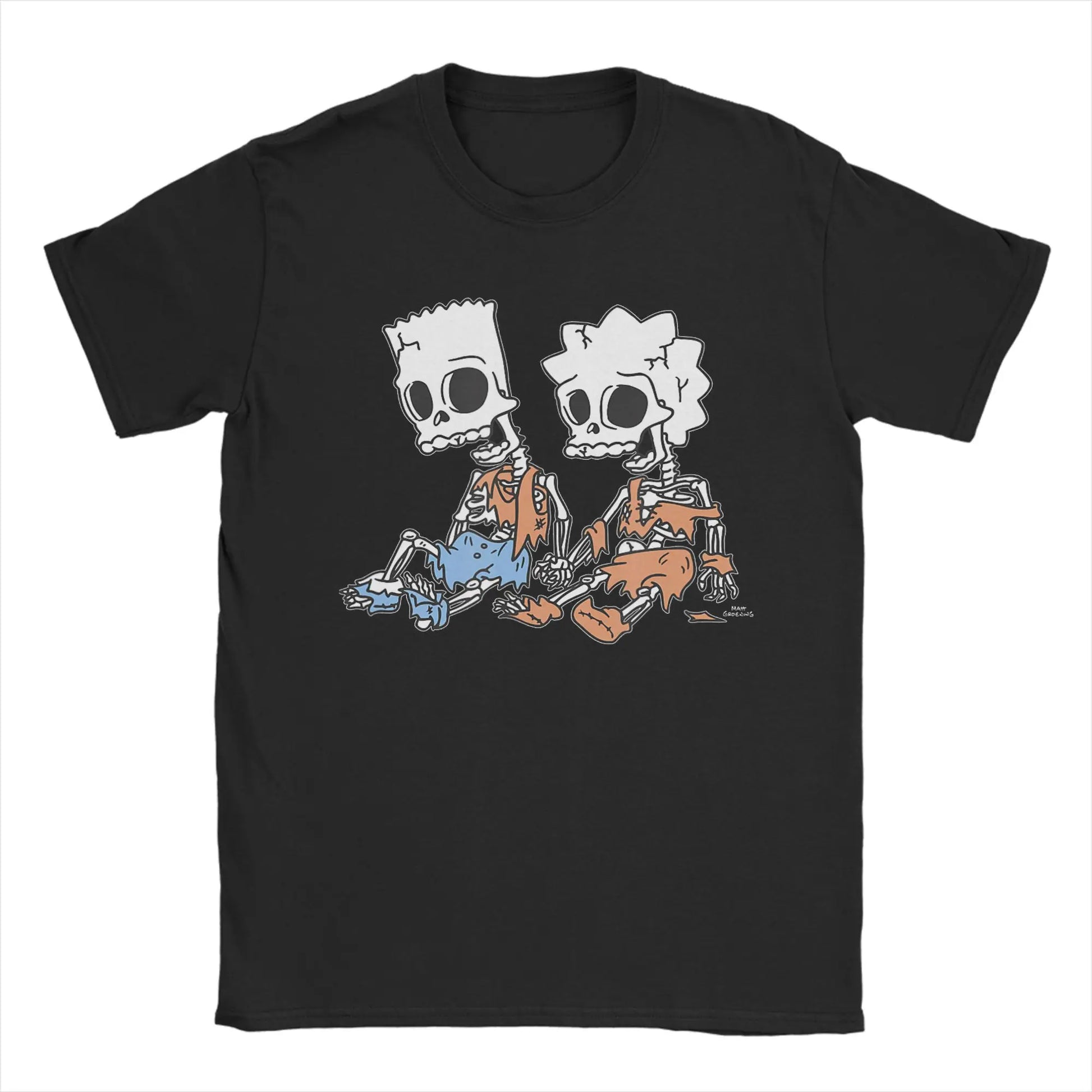 T-Shirt Simpsons - Bart et Milhouse Squelettes